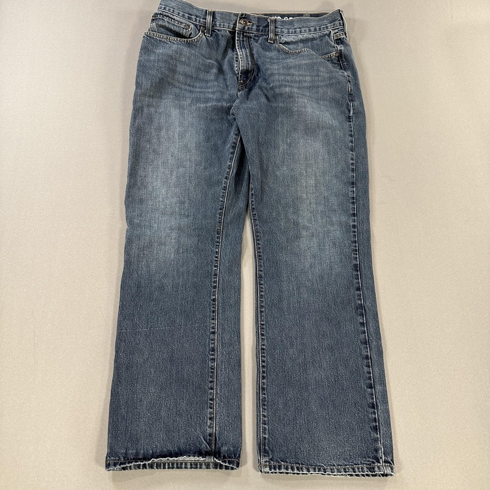 Nautica Jeans Co. Jeans Mens 38x32‎ Medium Wash Blue Relaxed Fit Straight Denim